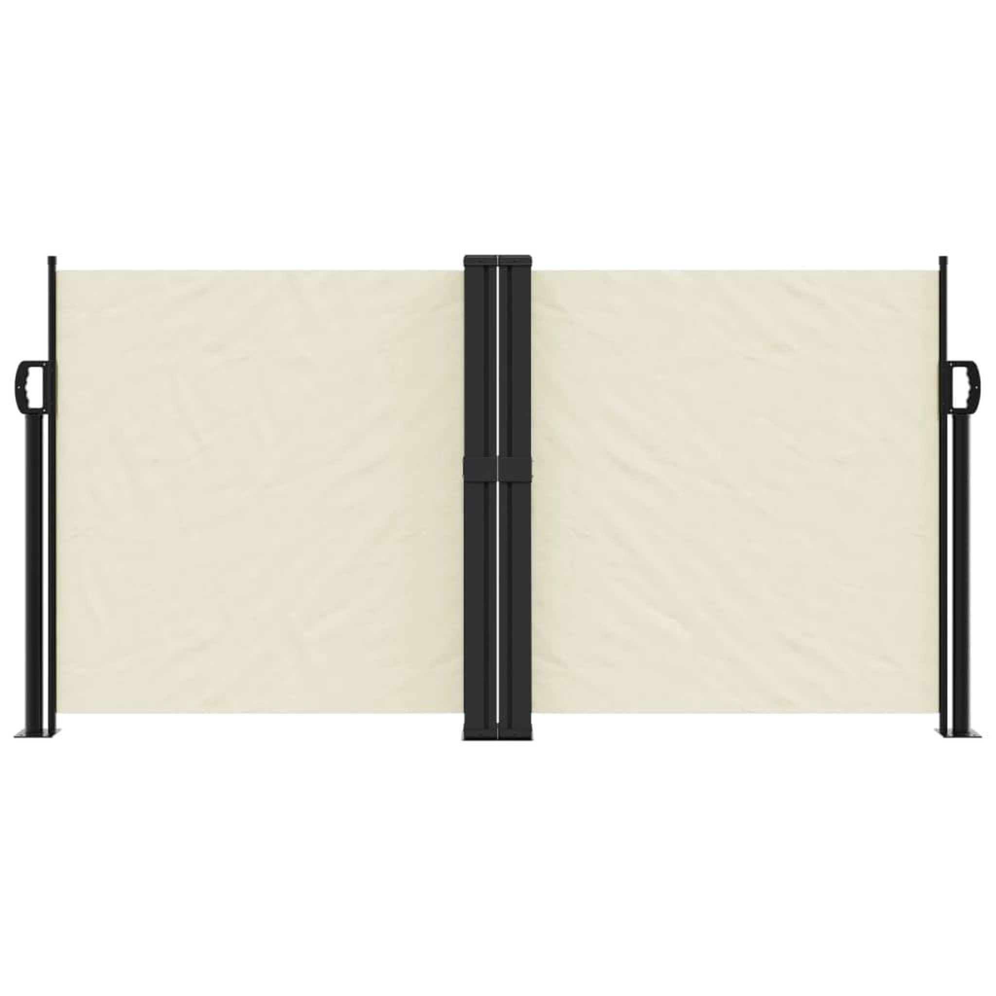 Voir la diapositive 3 : VIDAXL Auvent lateral retractable creme 120x1000 cm