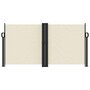 Voir la diapositive 3 : VIDAXL Auvent lateral retractable creme 120x1000 cm