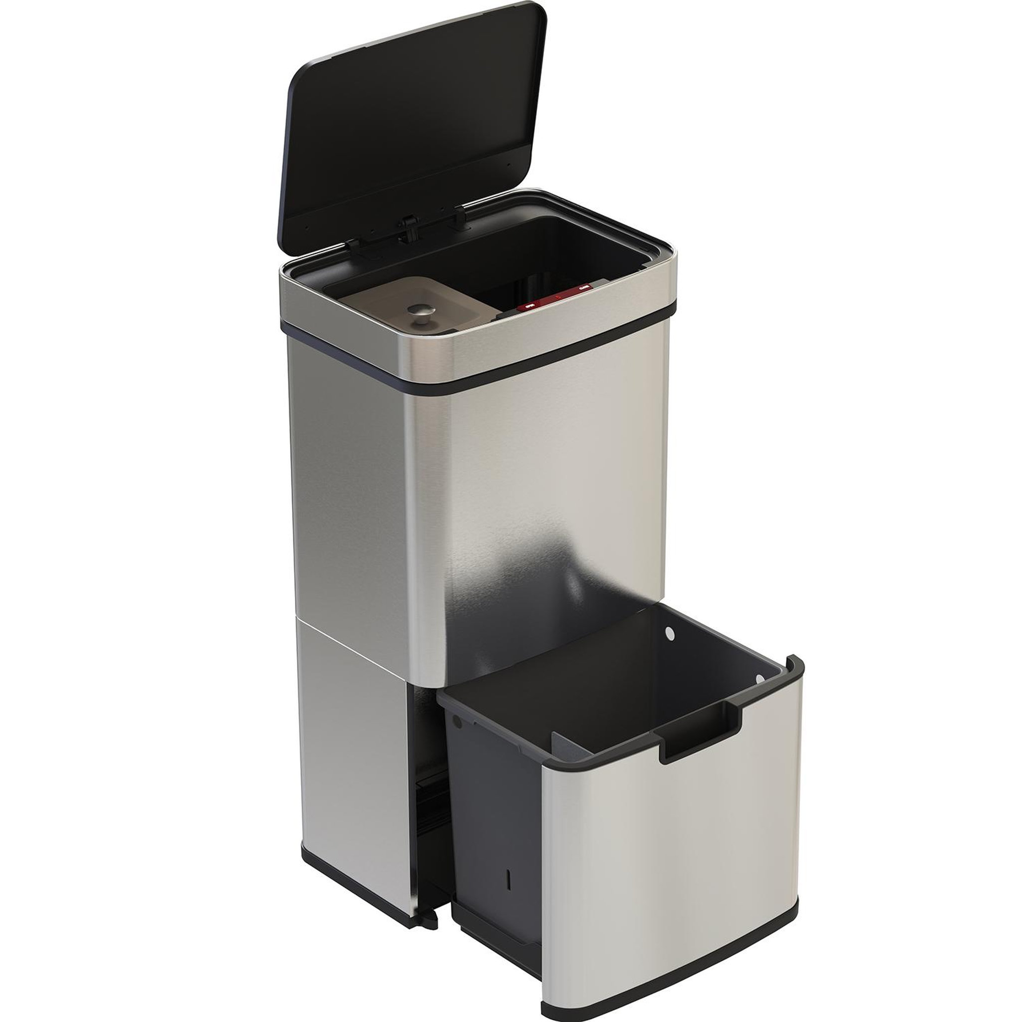 Kitchen move Poubelle automatique tri sélectif 75l - bat-sd802