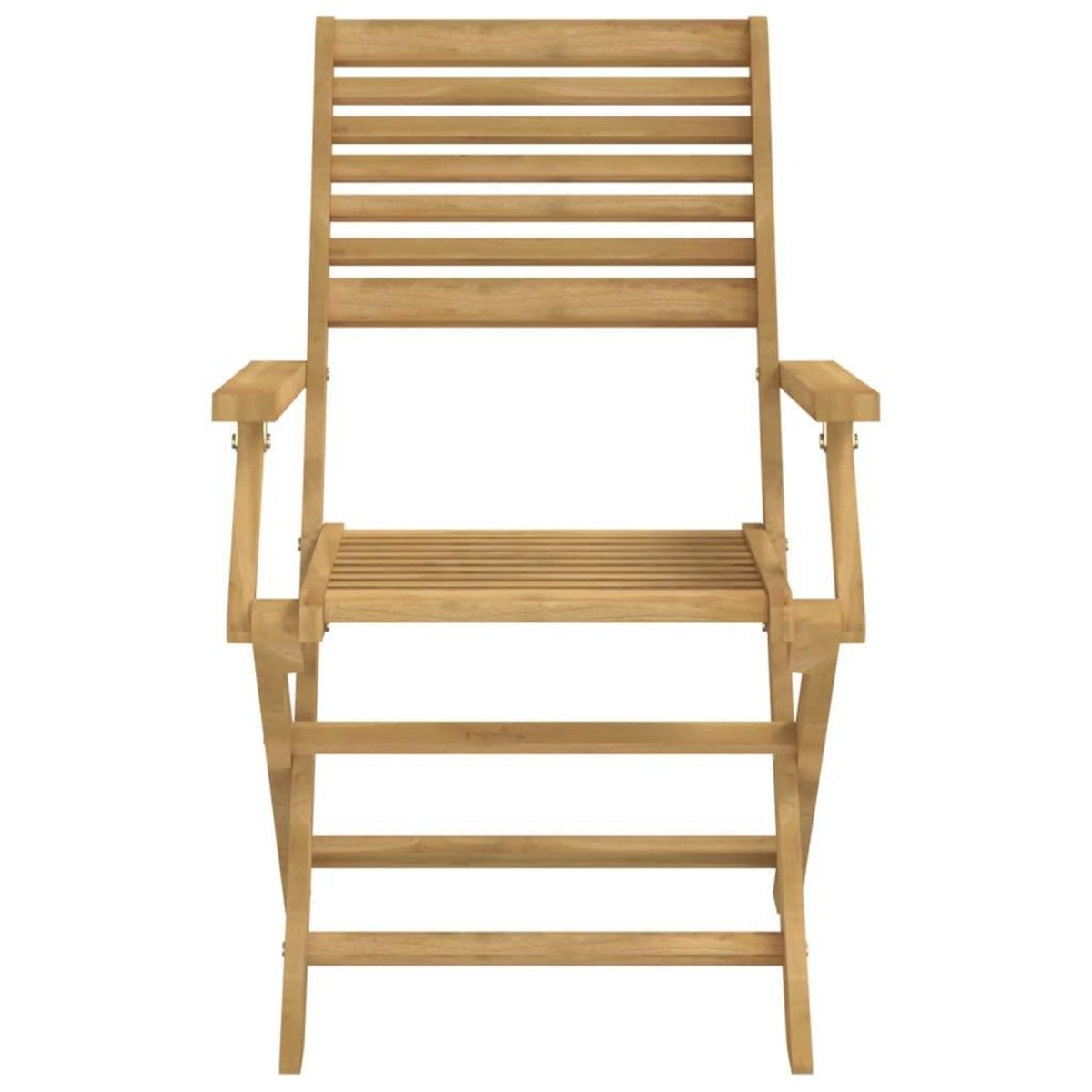VIDAXL Chaises pliables de jardin lot de 8 bois massif d'acacia