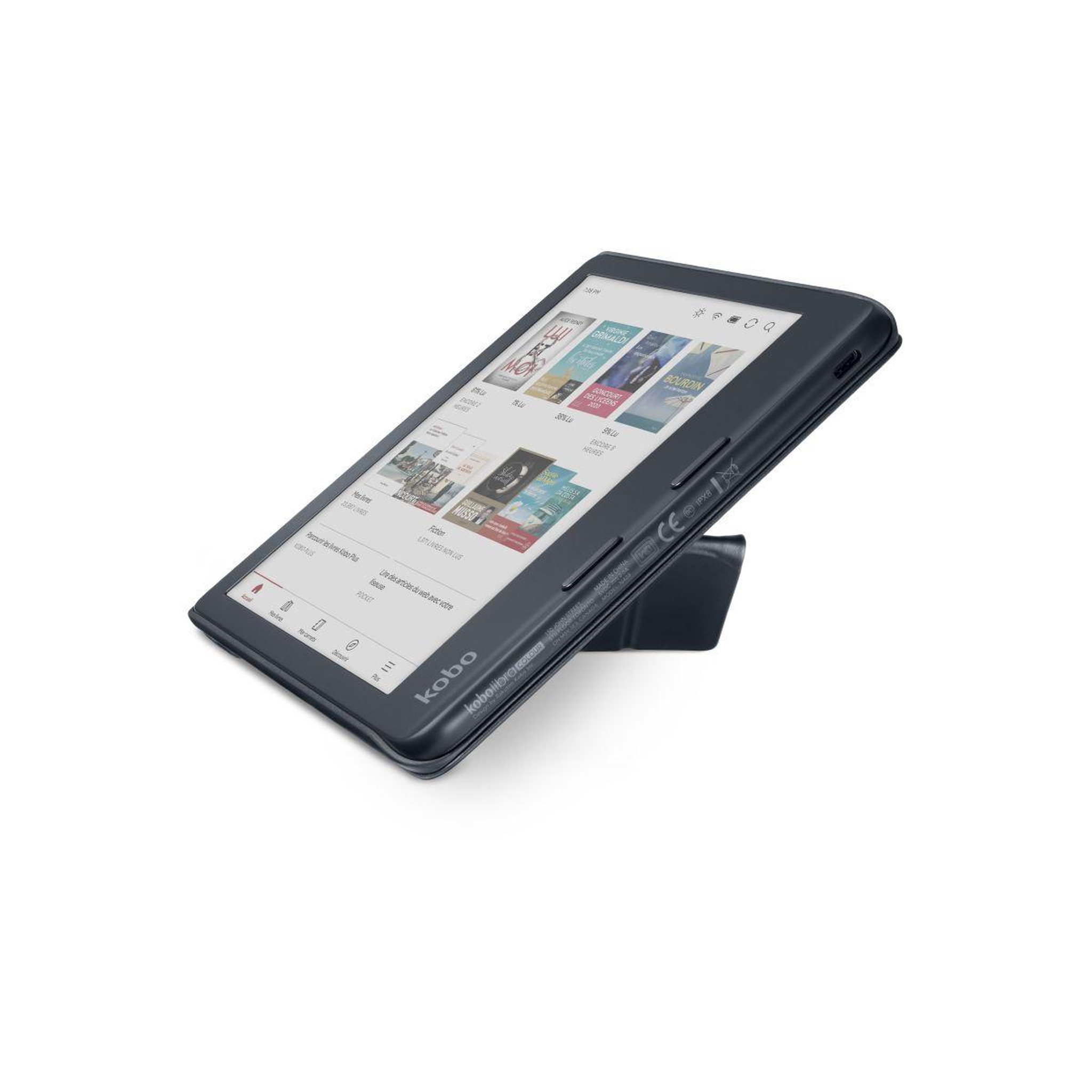 Voir la diapositive 5 : kobo Pochette Libra Colour Sleepcover Noire
