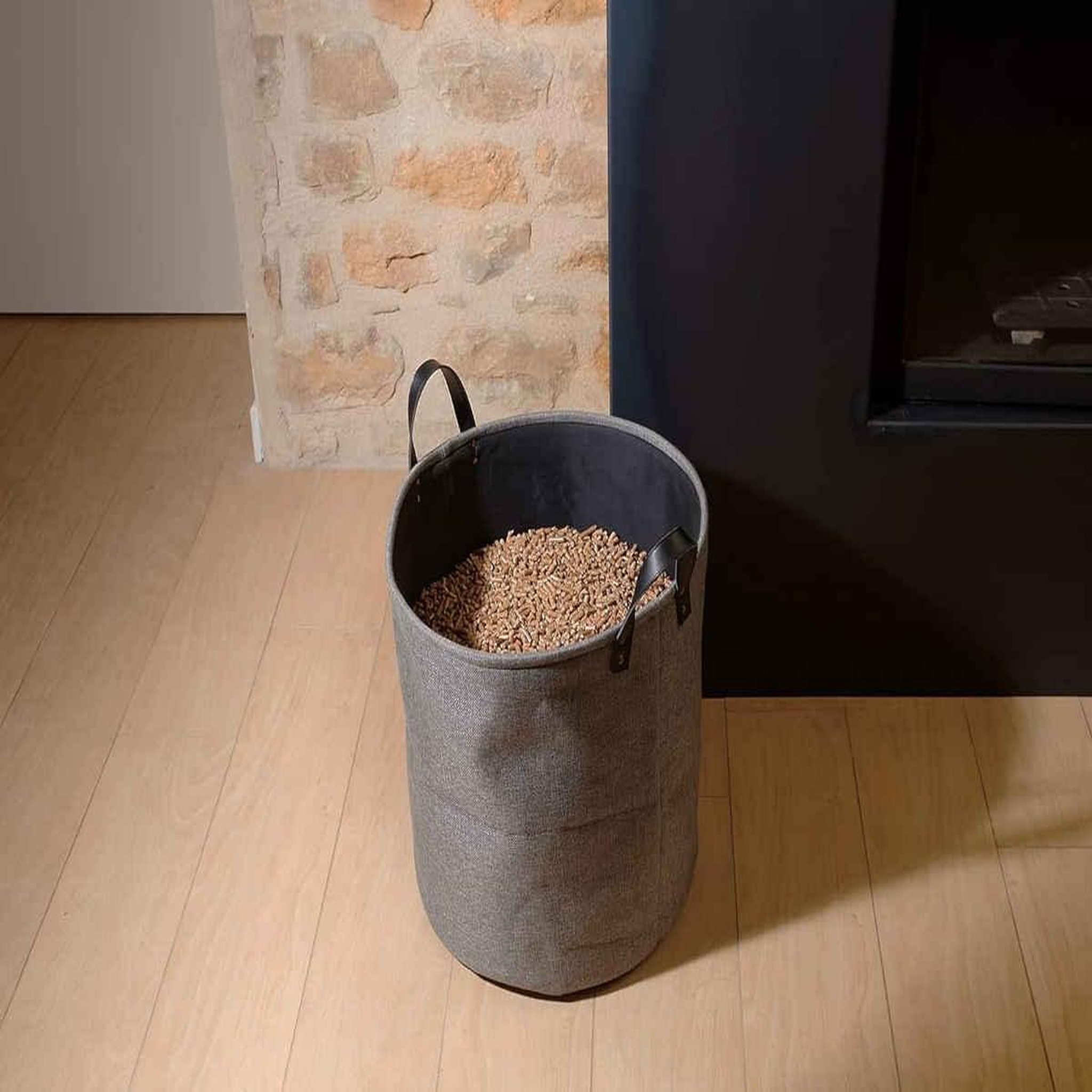 Voir la diapositive 3 : Eda Sac à granulés tissu souple 60l jura montania - ø 44 x 45 cm - eda