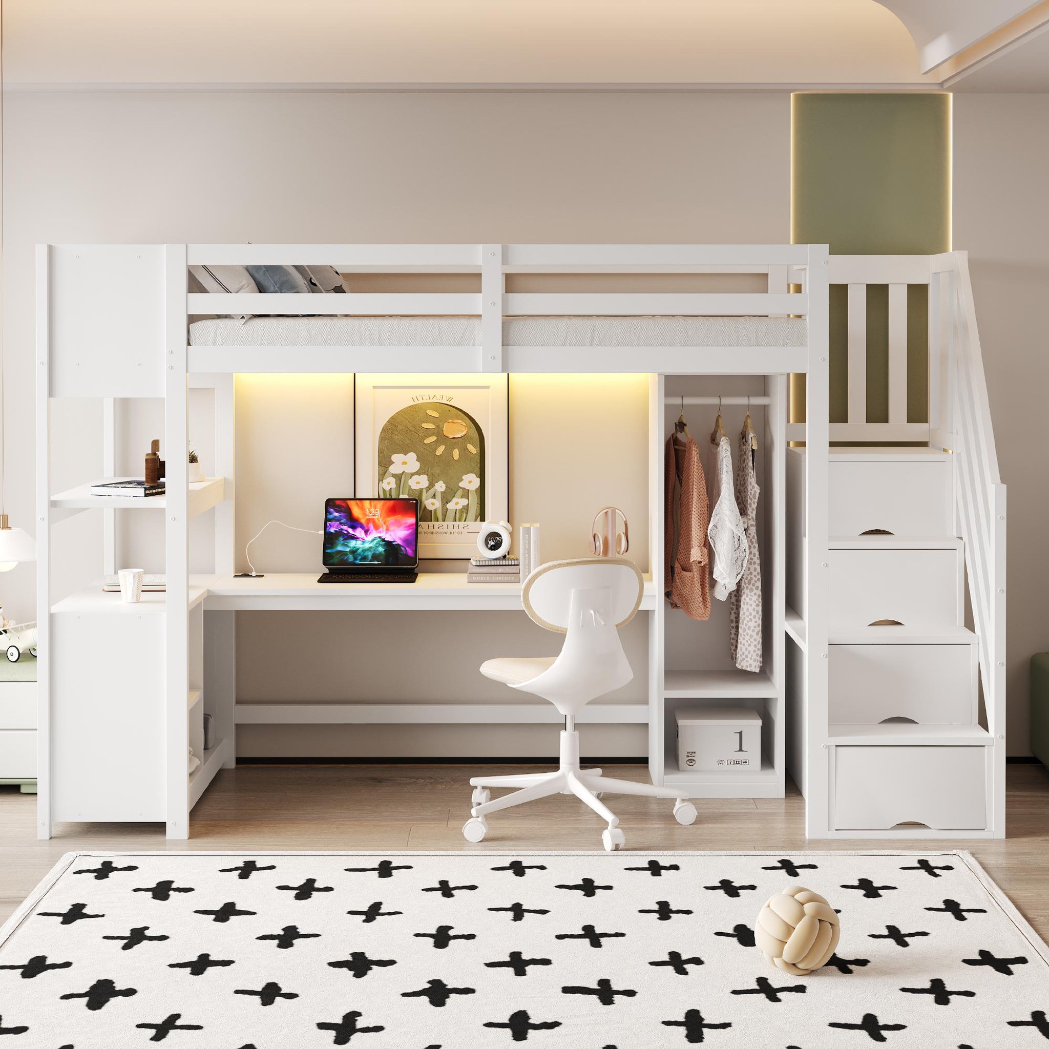 Voir la diapositive 2 : MERAX Lit mezzanine