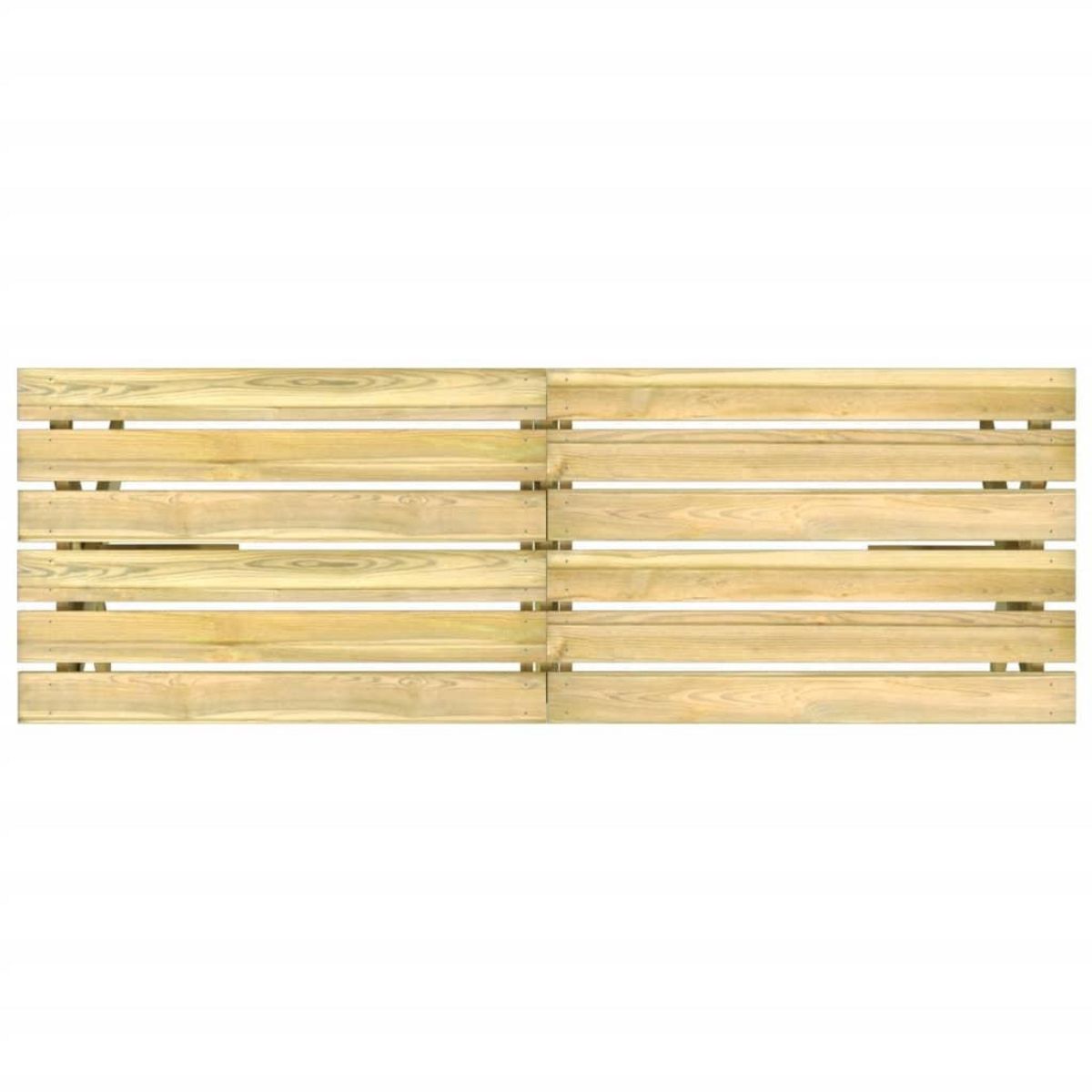 VIDAXL Table de jardin 220x73x70 cm Bois de pin impregne