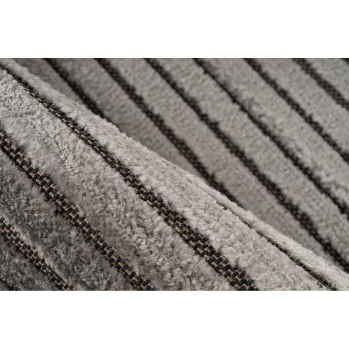 Paris Prix Tapis Tissé à Poils Courts Vintage  Madita  Gris