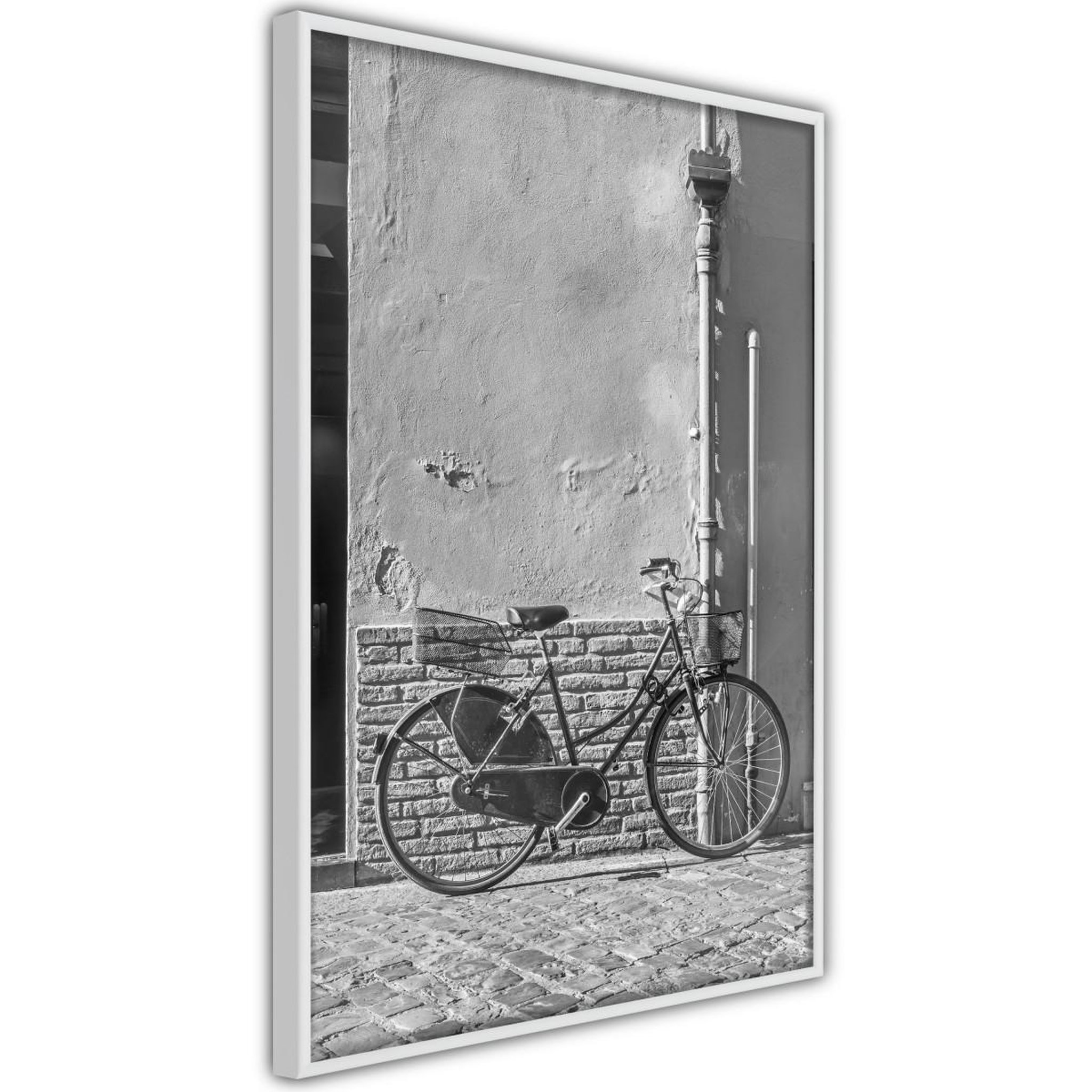 Paris Prix Affiche murale encadrée  bicycle with black tires