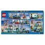 Voir la diapositive 9 : LEGO City 60371 Le QG des véhicules d'urgences, avec Hélicoptère de Pompier, Jouet Camion Ambulance, Moto et Voiture de Police