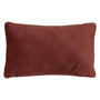 Voir la diapositive 1 : ATMOSPHERA Coussin Déco Uni  Lilou  30x50cm Marron Tonka