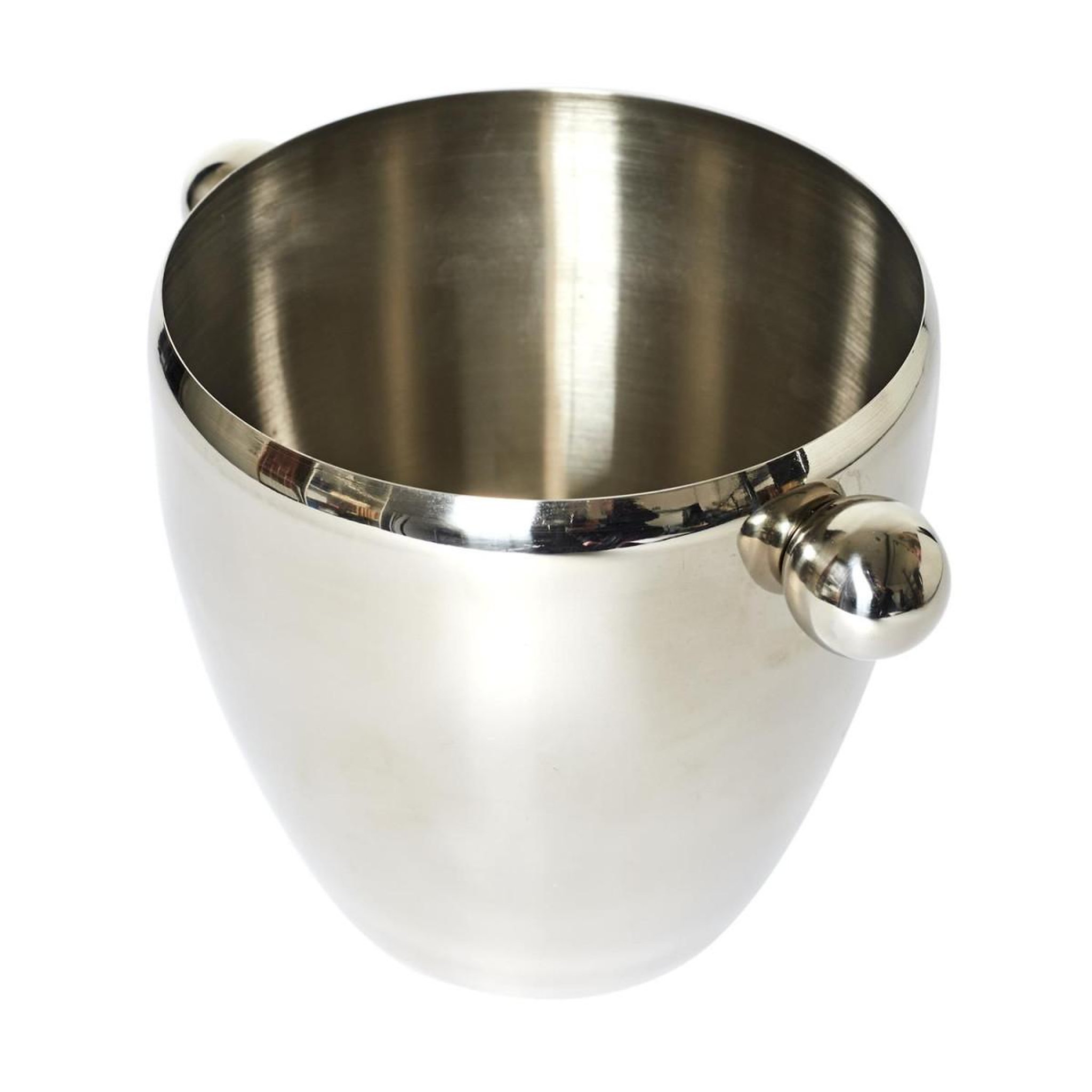 Voir la diapositive 2 : COOK CONCEPT Seau à glace en métal  champagne  1l argent