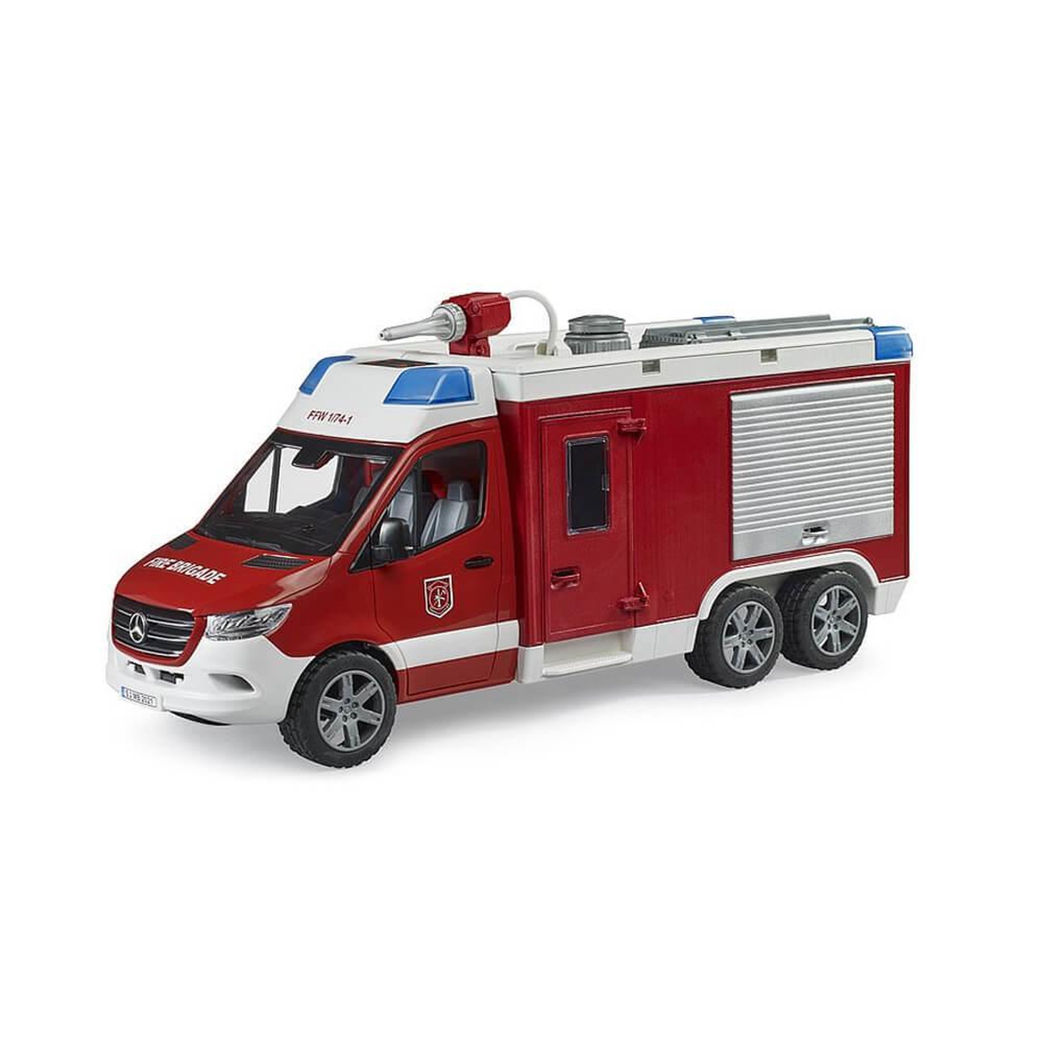 Bruder Fourgon de pompiers Mercedes Benz Sprinter avec module son et lumière