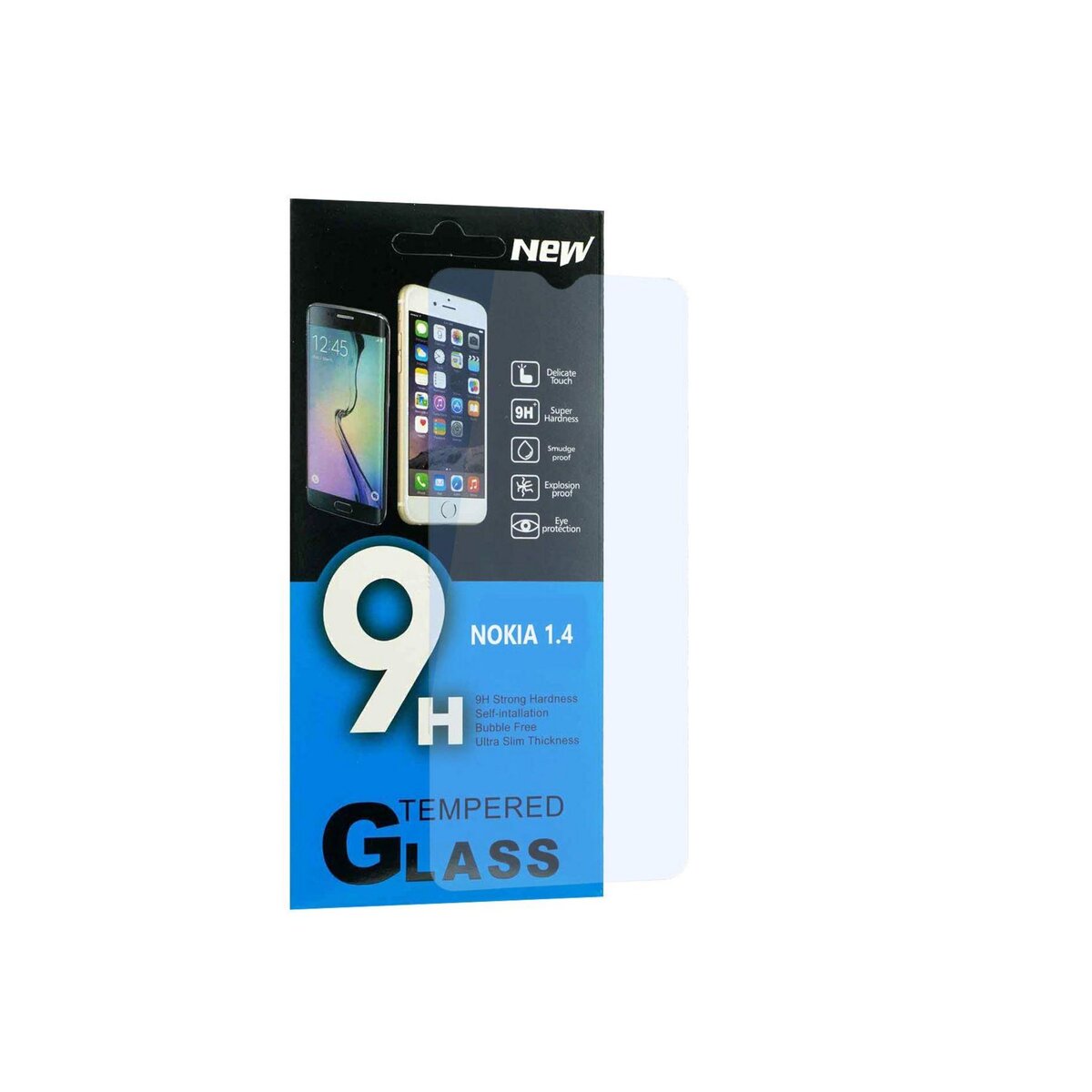 amahousse Vitre Nokia 1.4 de protection d'écran en verre trempé extra-résistante