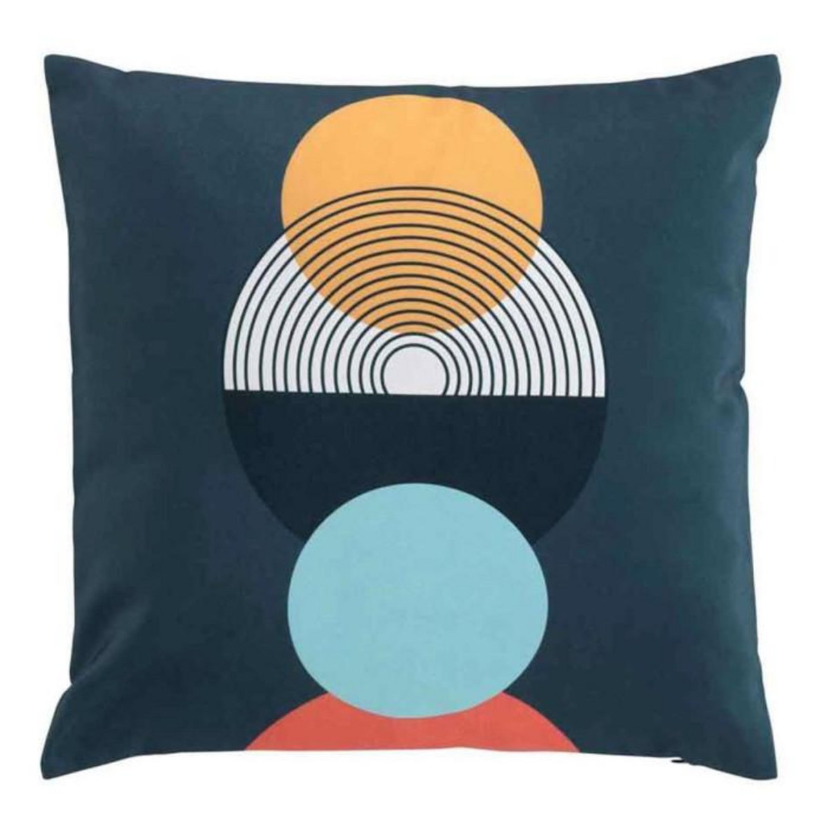 Paris Prix Coussin Déco Imprimé  Iggy  45x45cm Bleu