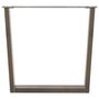 Voir la diapositive 5 : VIDAXL Pieds de table a manger forme de V 3 pcs 90x(72-73,3) cm acier