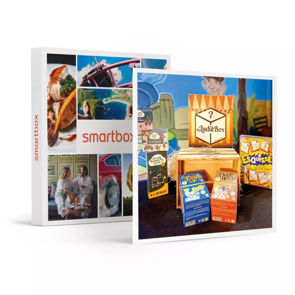 Smartbox Box surprise de jeux de société à thème pour s'amuser à plusieurs - Coffret Cadeau Sport & Aventure