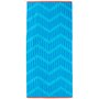 ACTUEL Drap de plage en coton 350 gr/m2 motif zigzag TROPIC