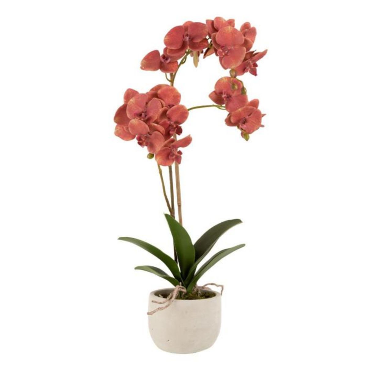 Paris Prix Fleur Artificielle Déco en Pot  Orchidée  57cm Rose