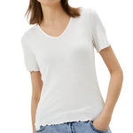 JACQUELINE DE YONG Top  Femme JDY FRANSISKA. Coloris disponibles : Blanc