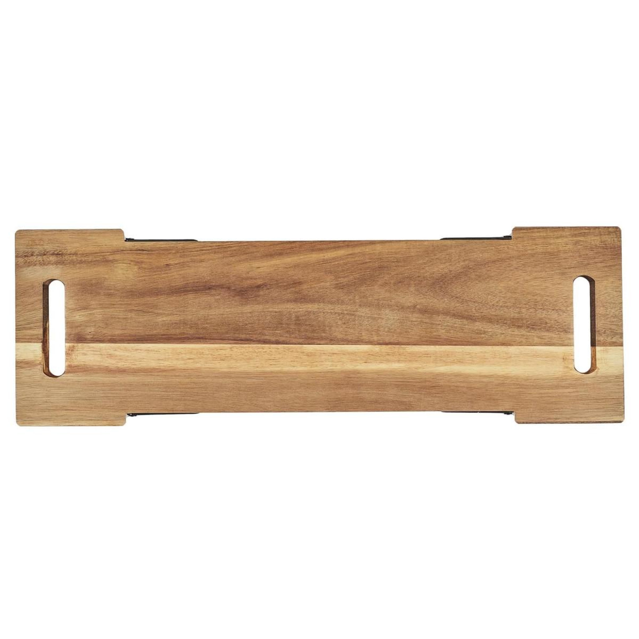Voir la diapositive 3 : The Home Deco Factory Planche de présentation sur pied  acacia  55cm naturel
