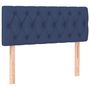 Voir la diapositive 2 : VIDAXL Tete de lit Bleu 100x7x78/88 cm Tissu