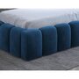 Voir la diapositive 4 : BEST MOBILIER Cleo - lit coffre avec led - 160x200 cm - sommier inclus - en velours
