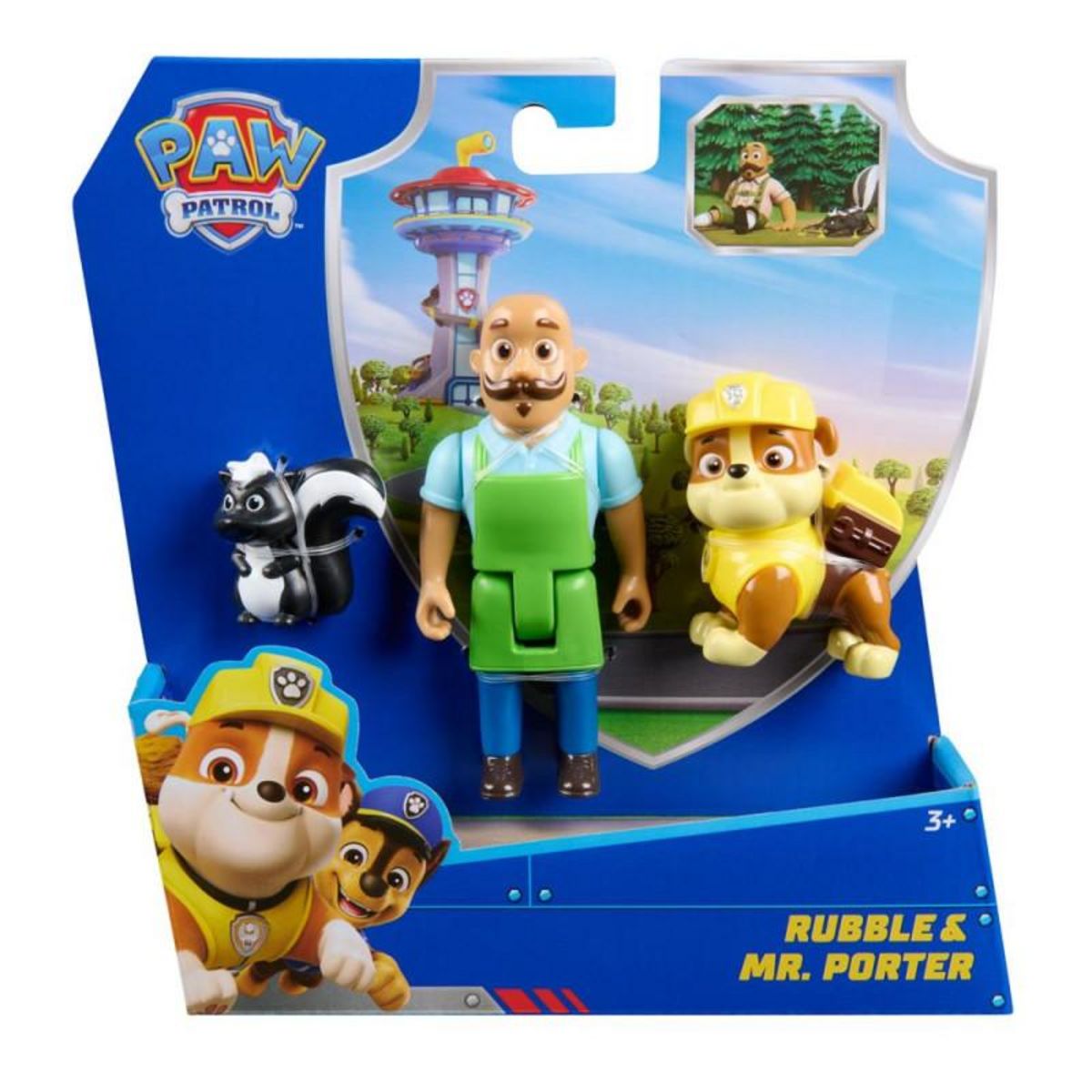 PAW PATROL Pack de 3 figurines Paw Patrol Histoires Paw Patrol Pat patrouille Modèle aléatoire