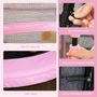 Voir la diapositive 6 : HOMCOM Trampoline enfant Ø 1,40 × 1,60H m filet de sécurité porte zipée couvre-ressorts 6 poteaux rembourrés inclus rose