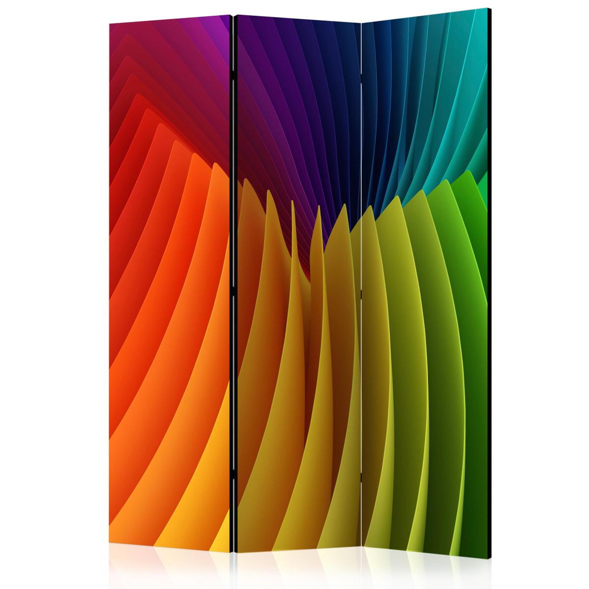 Paris Prix Paravent 3 volets  rainbow wave  135x172cm