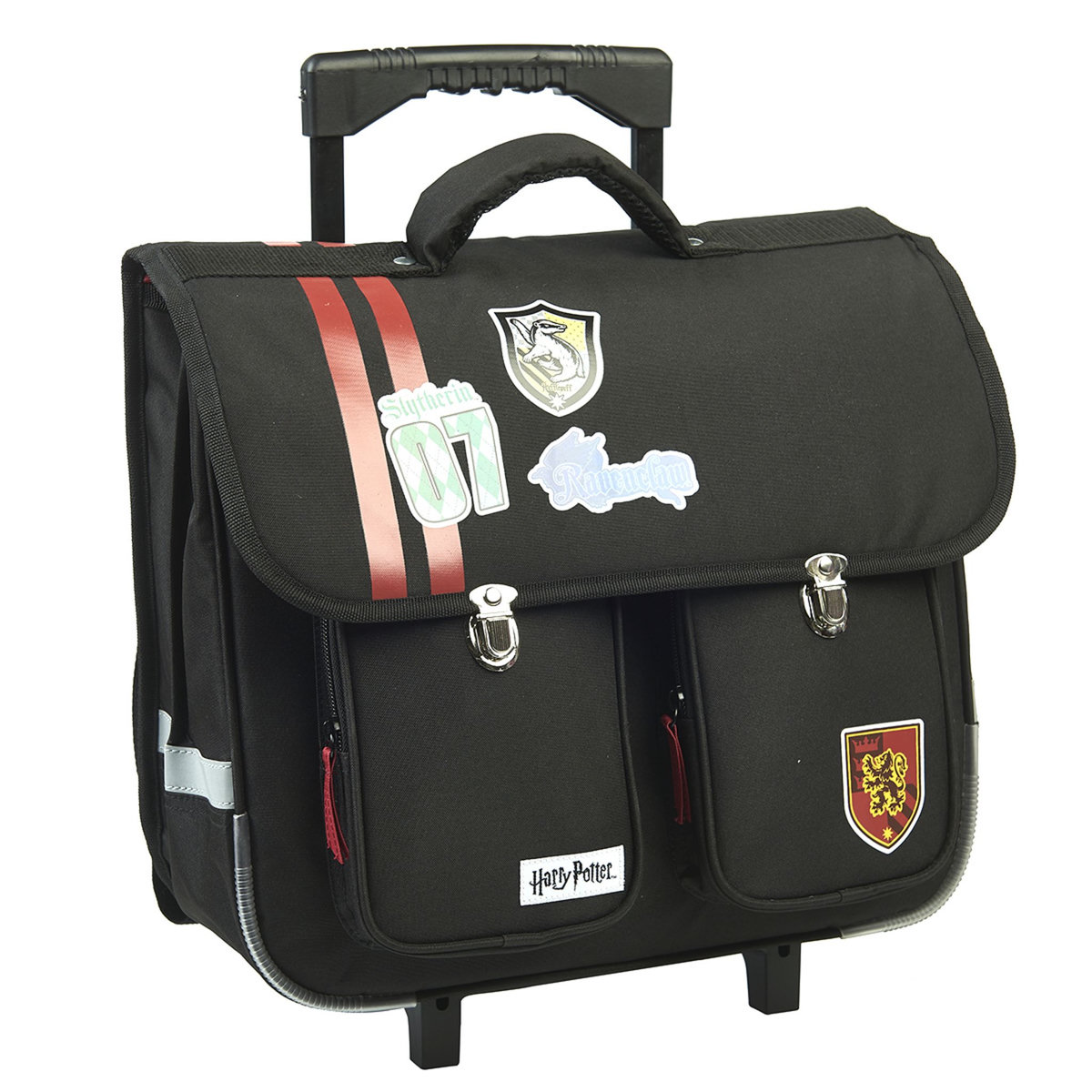Cartable à roulettes noir Harry Potter