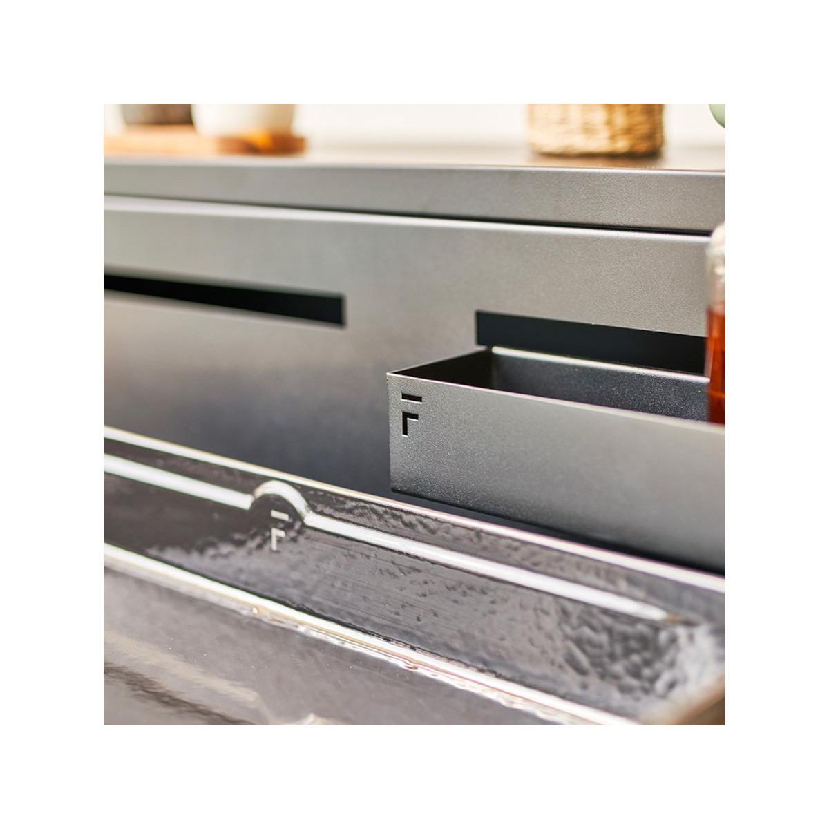 FORGE ADOUR Bac de rangement pour cuisine extérieure comptoir bar - Forge Adour