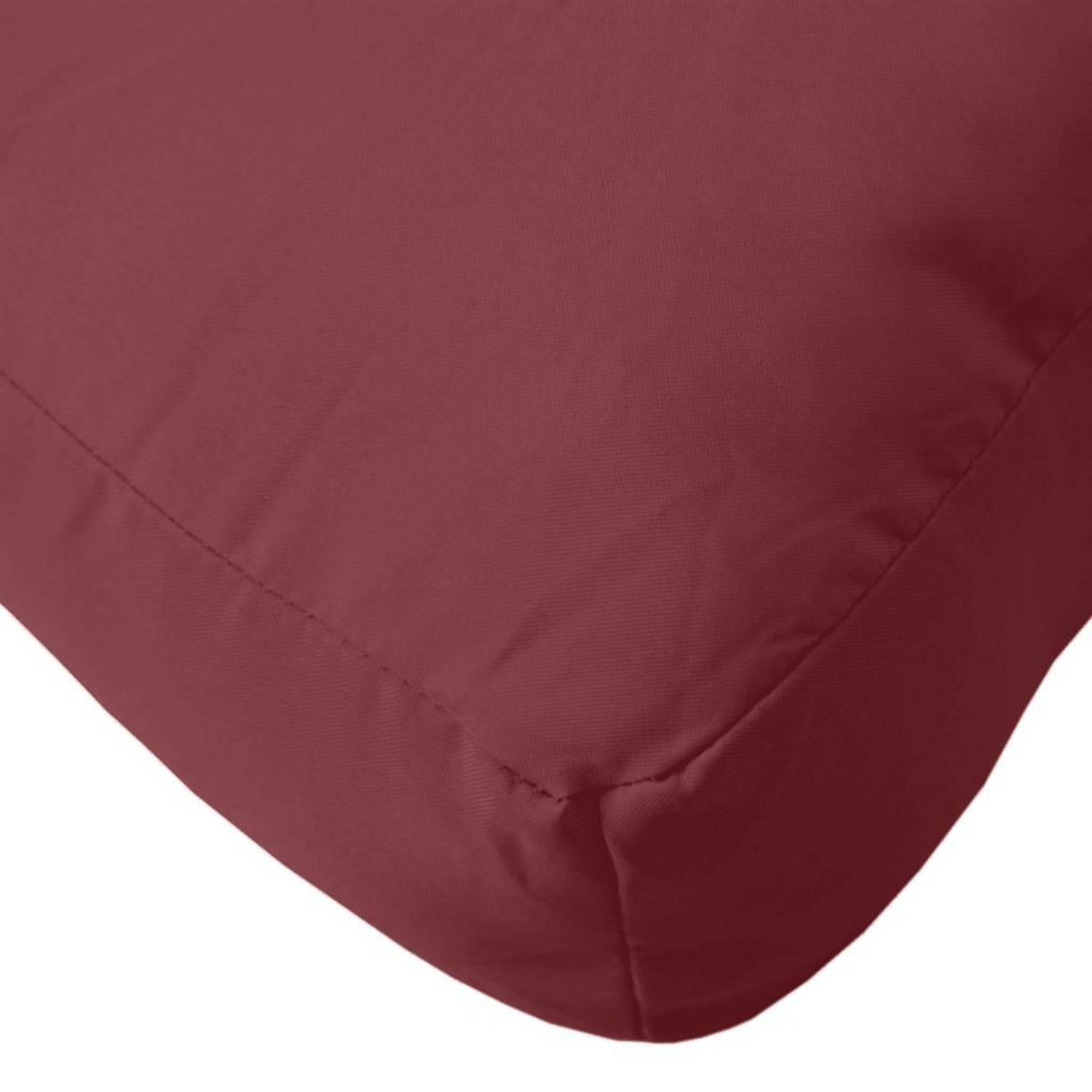VIDAXL Coussin de palette rouge bordeaux melange 60x60x10 cm tissu