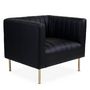 Voir la diapositive 2 : Paris Prix Fauteuil Design  Taylor  84cm Noir