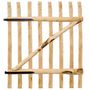 Voir la diapositive 2 : VIDAXL Portillon simple de cloture Bois de noisetier 100x120 cm
