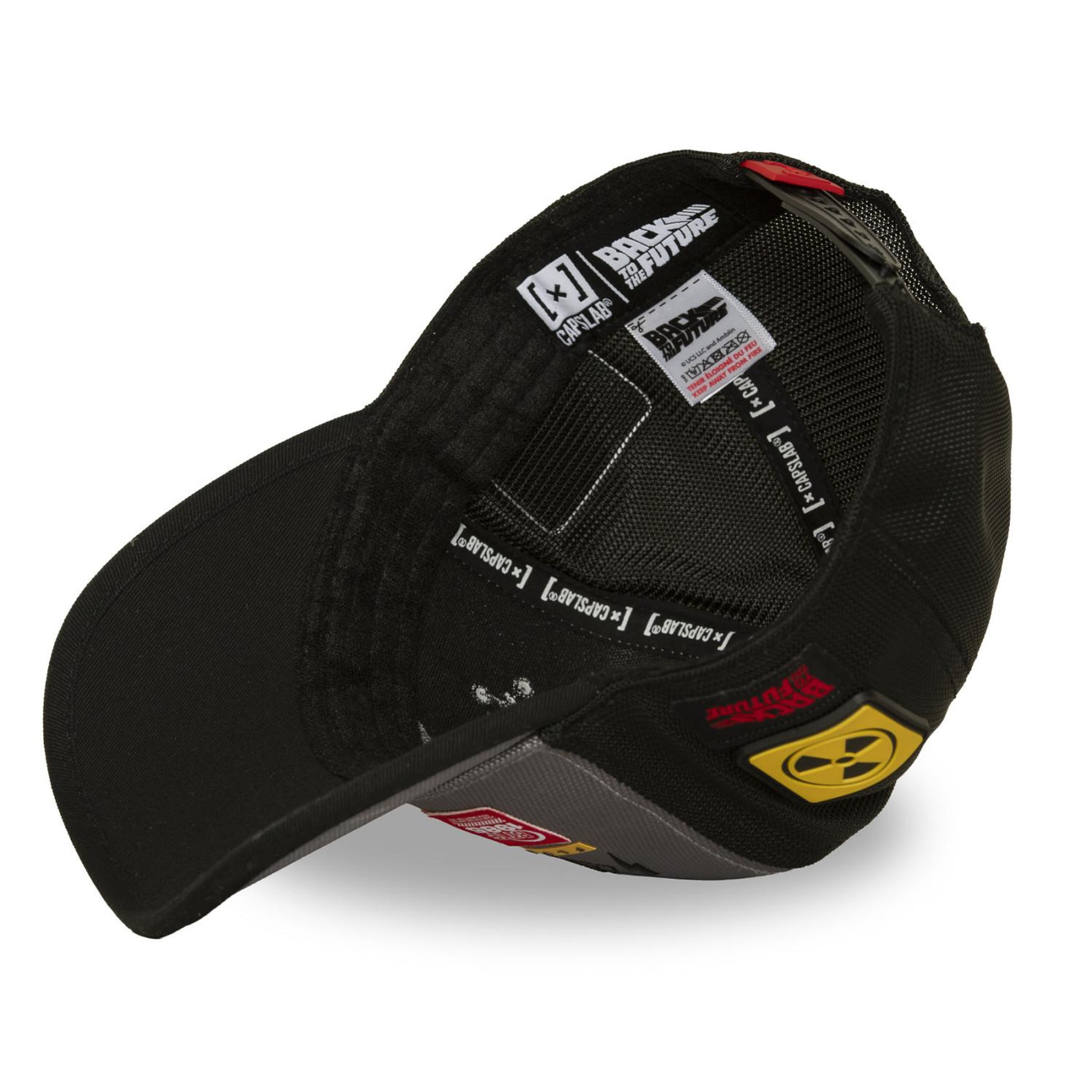 Voir la diapositive 5 : CAPSLAB Casquette trucker premium canva avec filet Back to the future