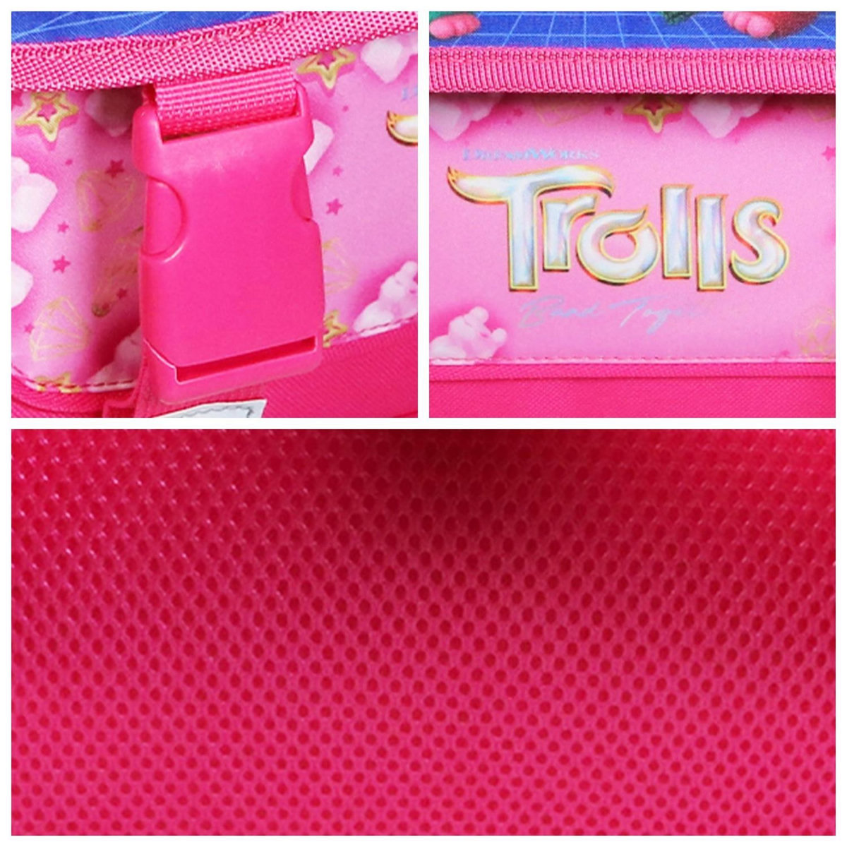 Bagtrotter Cartable 38 cm Les Trolls Rose
