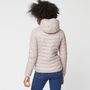 Voir la diapositive 2 : INEXTENSO Doudoune légère avec capuche marron taupe femme