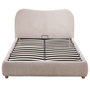 Voir la diapositive 1 : BEST MOBILIER Hugo - lit coffre - 160x200 cm - en velours texturé