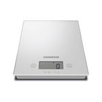 KENWOOD Balance de cuisine Kenwood WEP60.000WH électronique 8 kg avec plateforme en verre blanc