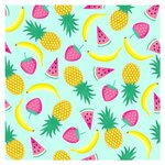 Paris Prix Lot de 20 Serviettes en Papier  Fruit Cocktail  33x33cm Bleu