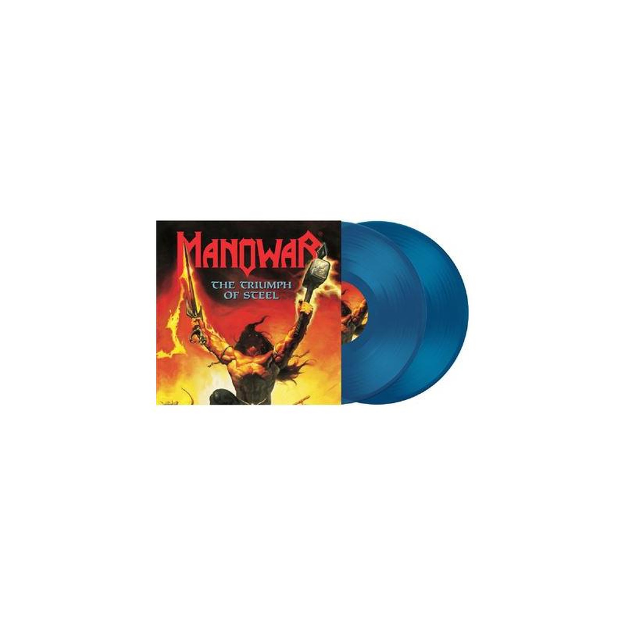 Vinyle the triumph of steel édition limitée bleu transparent manowar