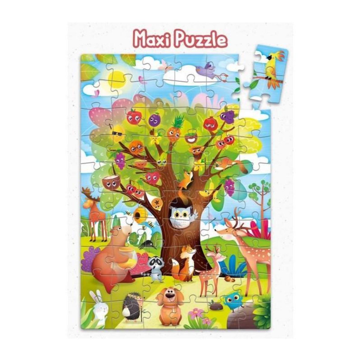 LISCIANI GIOCHI Tree Balancing - Jeu Montessori- MONTESSORI BOIS - Jeu d'Équilibre, Arbre et Oiseaux