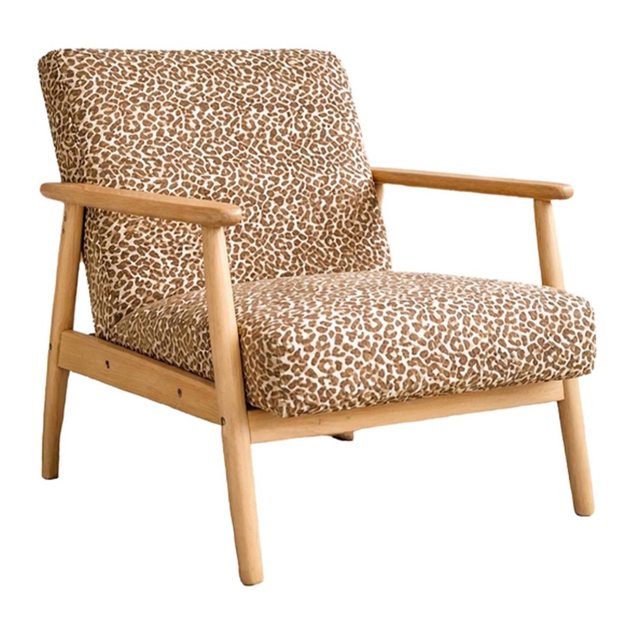 Paris Prix Fauteuil design léopard  runbert  80cm marron