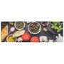 Voir la diapositive 2 : VIDAXL Tapis de cuisine lavable impression vin dîner 60x180 cm velours