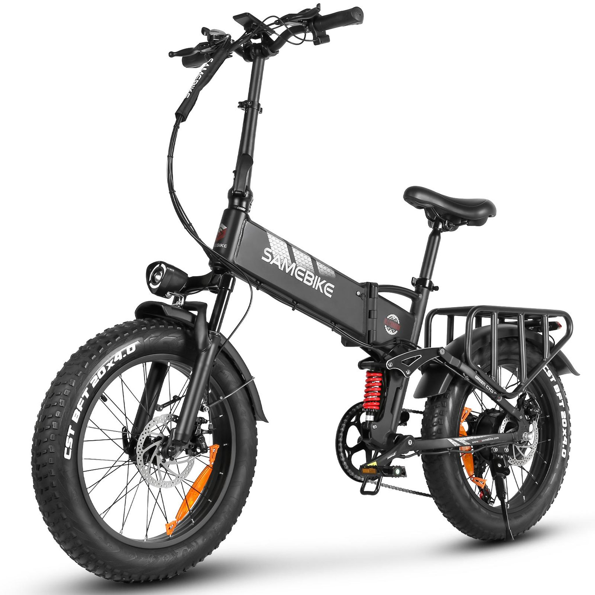 Voir la diapositive 2 : SAMEBIKE Vélo électrique pliable SameBike RS-A02 Pro