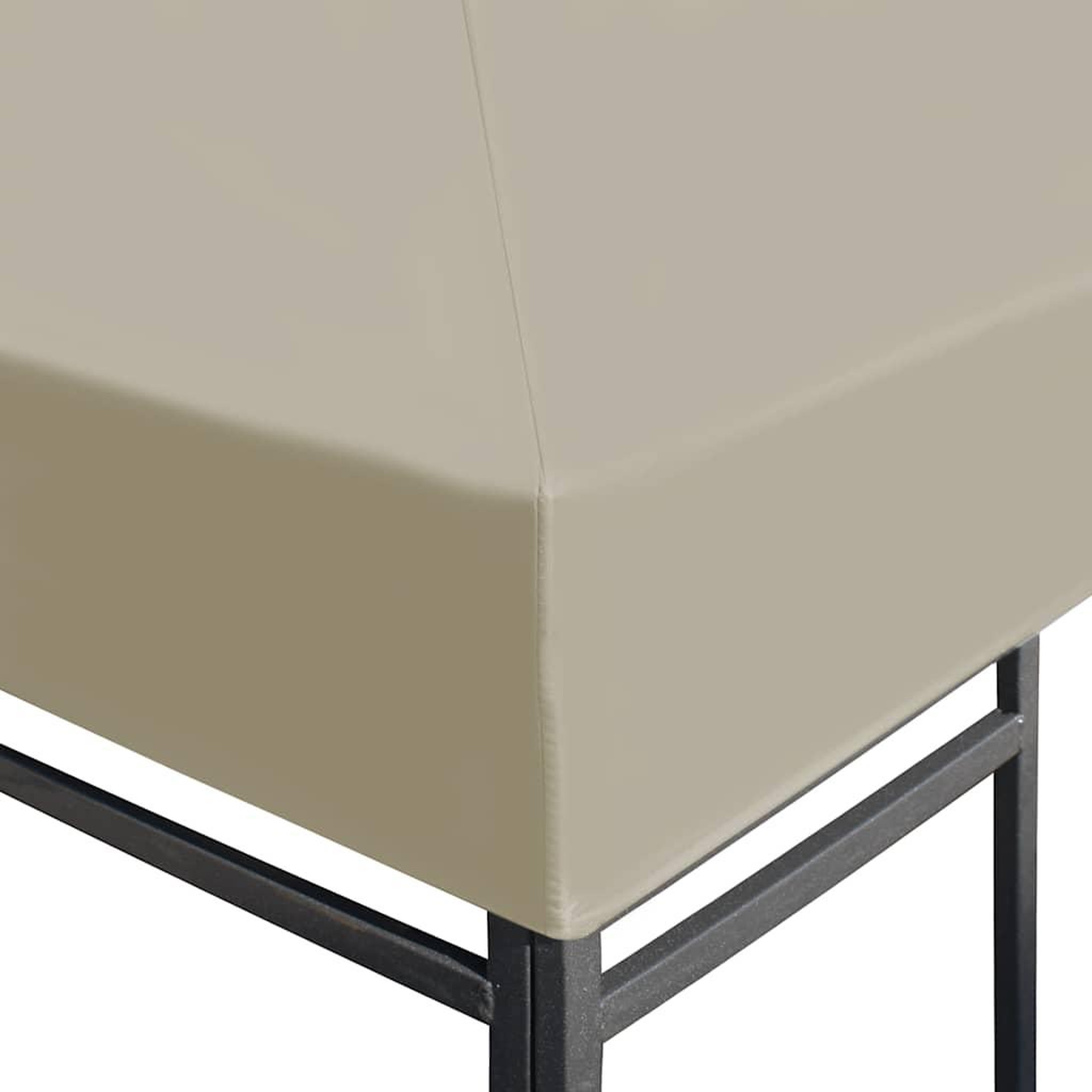 Voir la diapositive 3 : VIDAXL Couverture de dessus de belvedere 310 g / m^2 4x3 m Beige