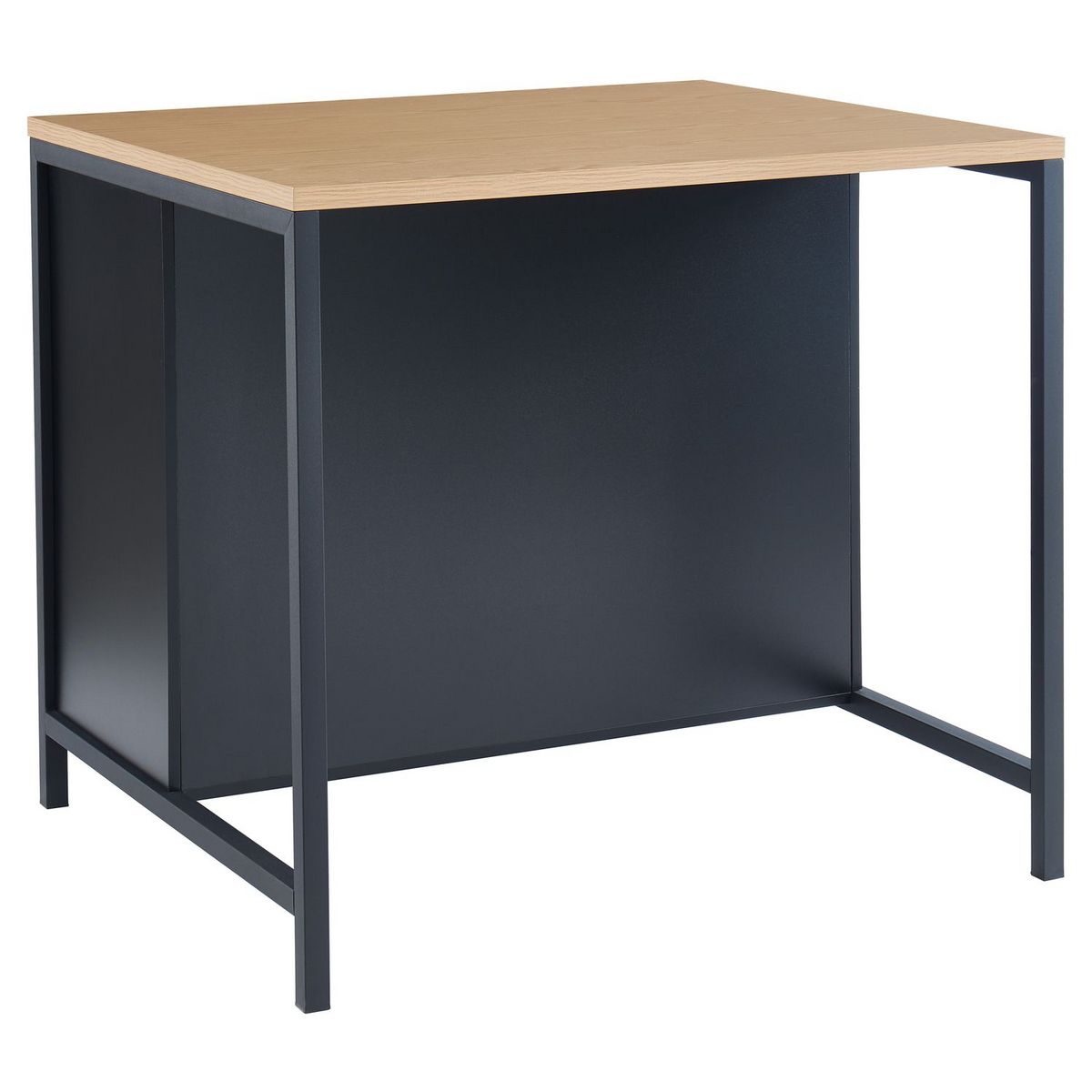 Îlot central de cuisine 1 tiroir 1 porte 1 étagère - L100cm PEPER