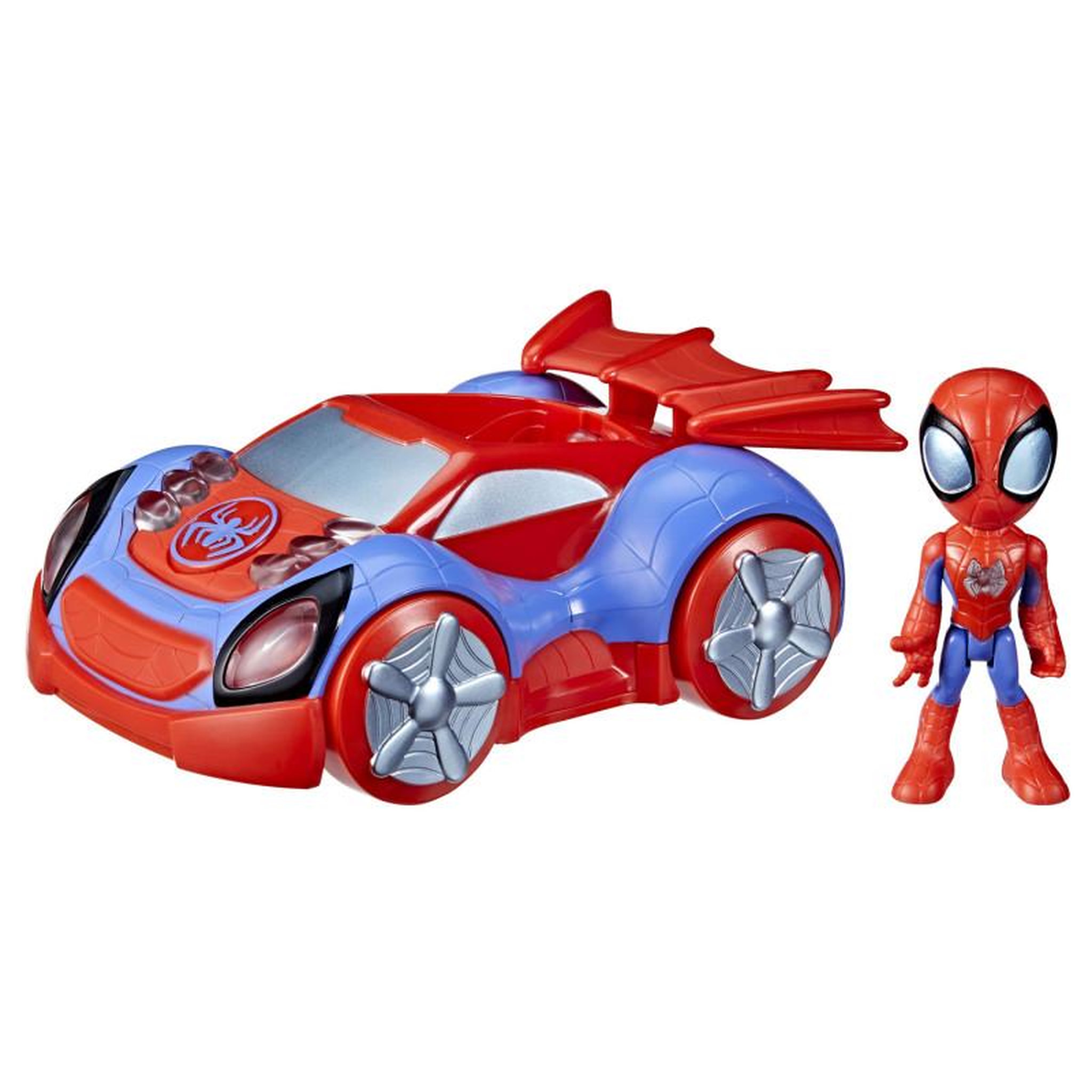 Voir la diapositive 3 : HASBRO Hasbro - Marvel Spidey and His Amazing Friends Glow Tech Web-Crawler F42525L00
