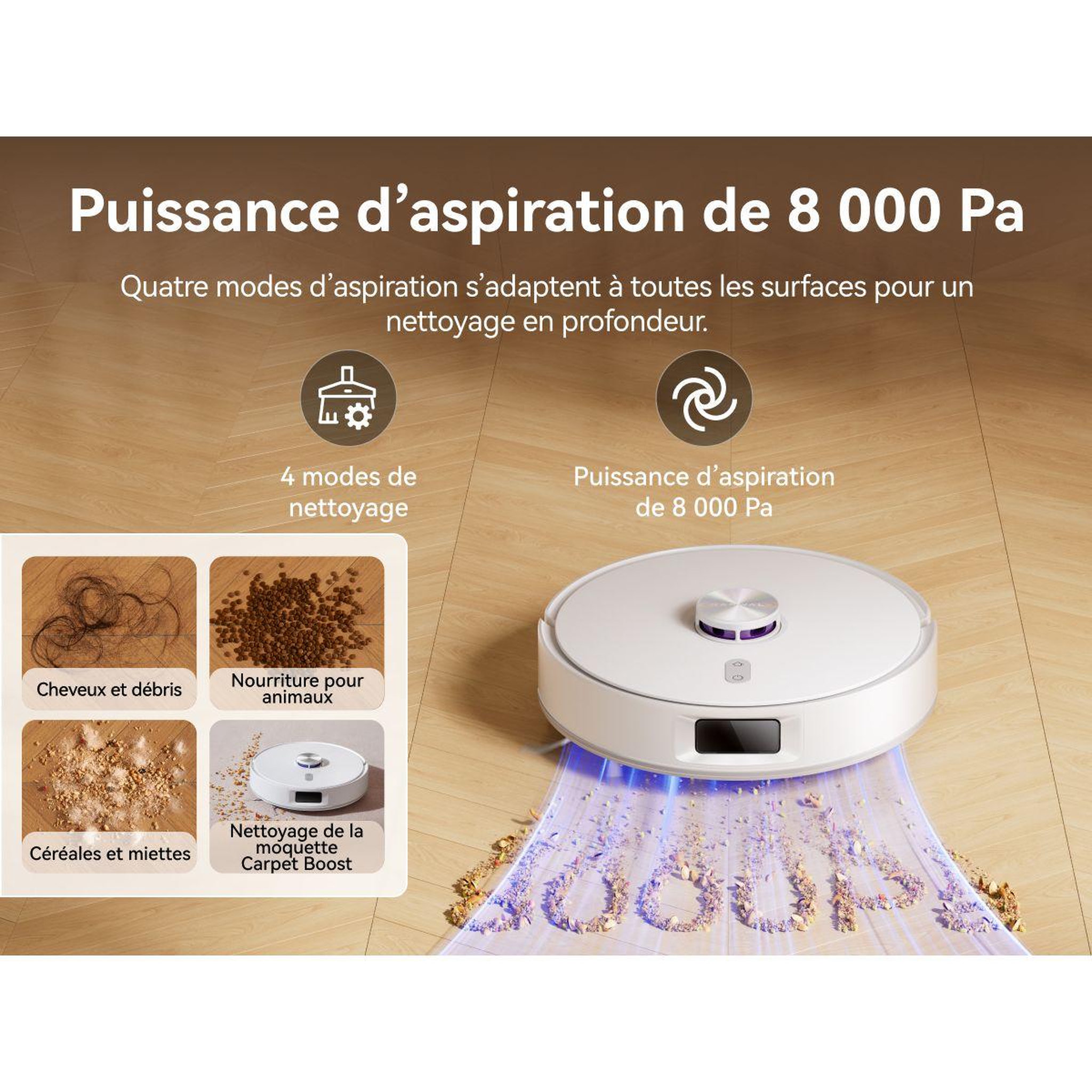 Voir la diapositive 5 : NARWAL Robot aspirateur laveur freo s