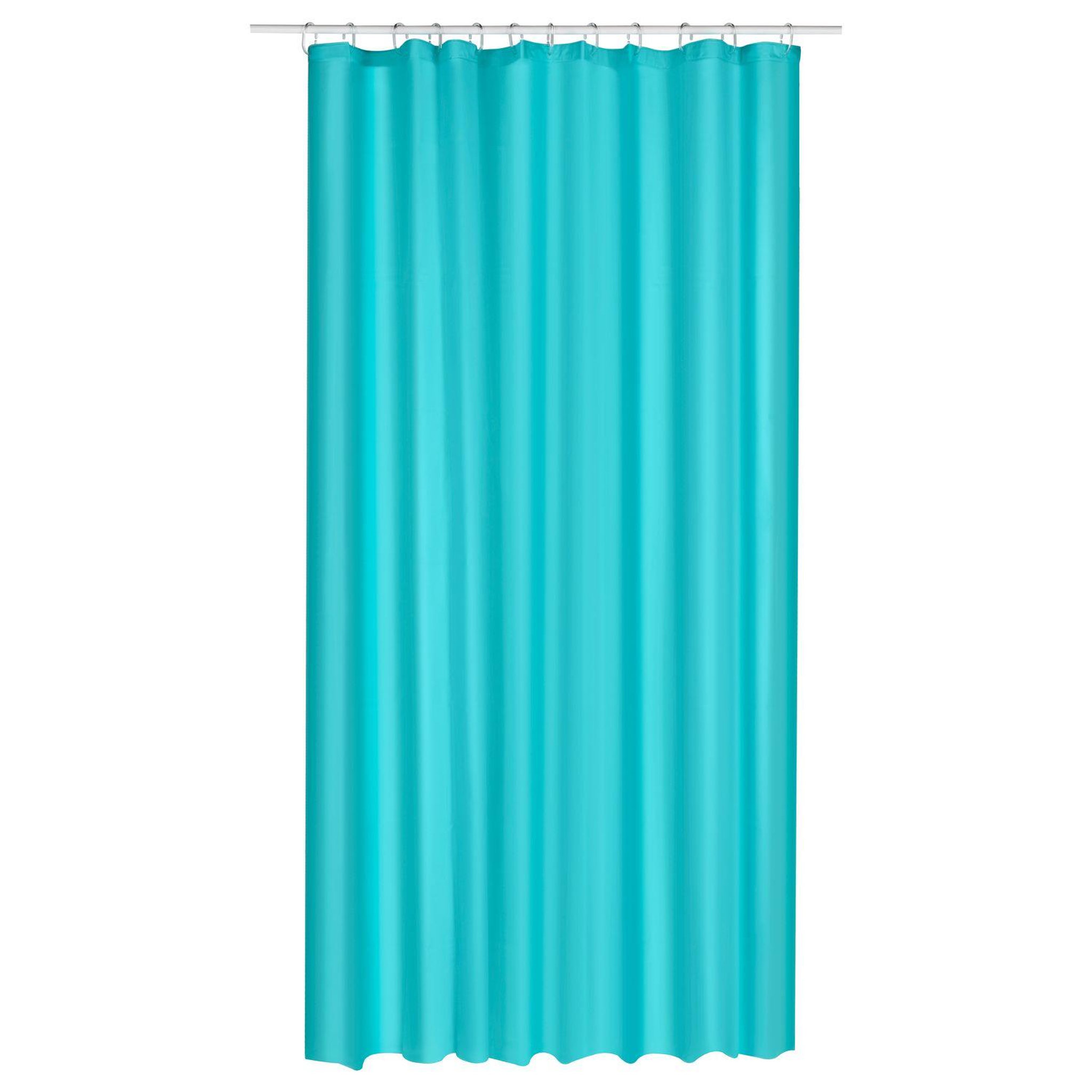 TOILINUX Lot 2x Rideau de douche Eva - 180 x 200 cm. Coloris disponibles : Blanc, Gris