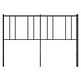 Voir la diapositive 5 : VIDAXL Tete de lit metal noir 150 cm