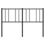 Voir la diapositive 5 : VIDAXL Tete de lit metal noir 150 cm